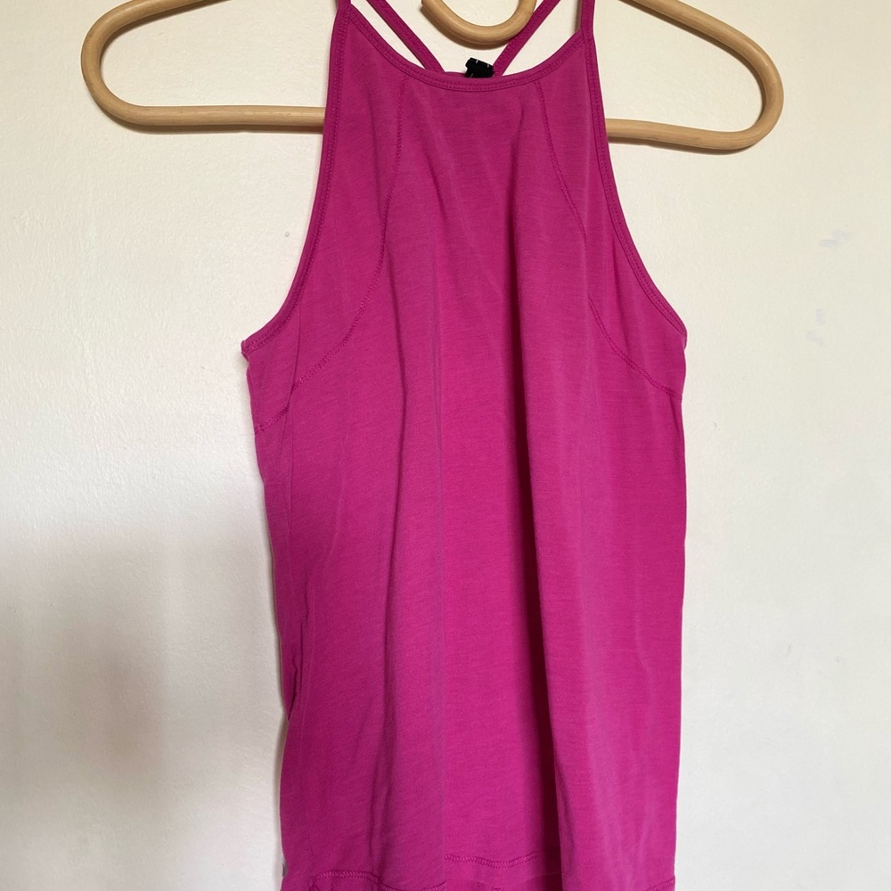 Cotton On Body Pink Fitted Backless Tank Top